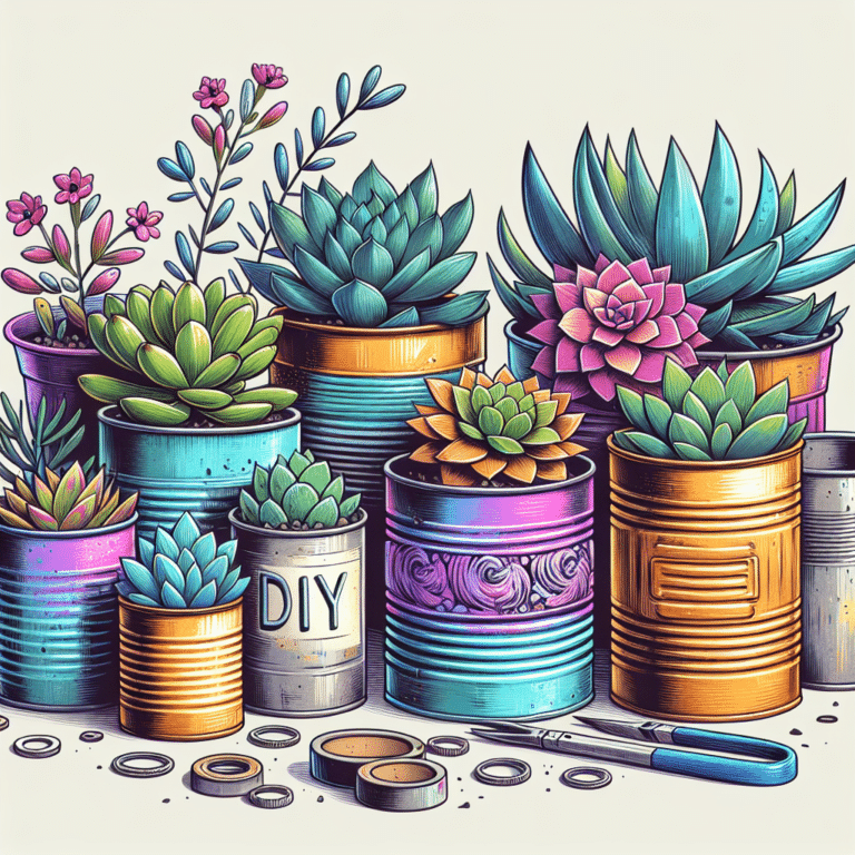 Budget-Friendly DIY Succulent Planters