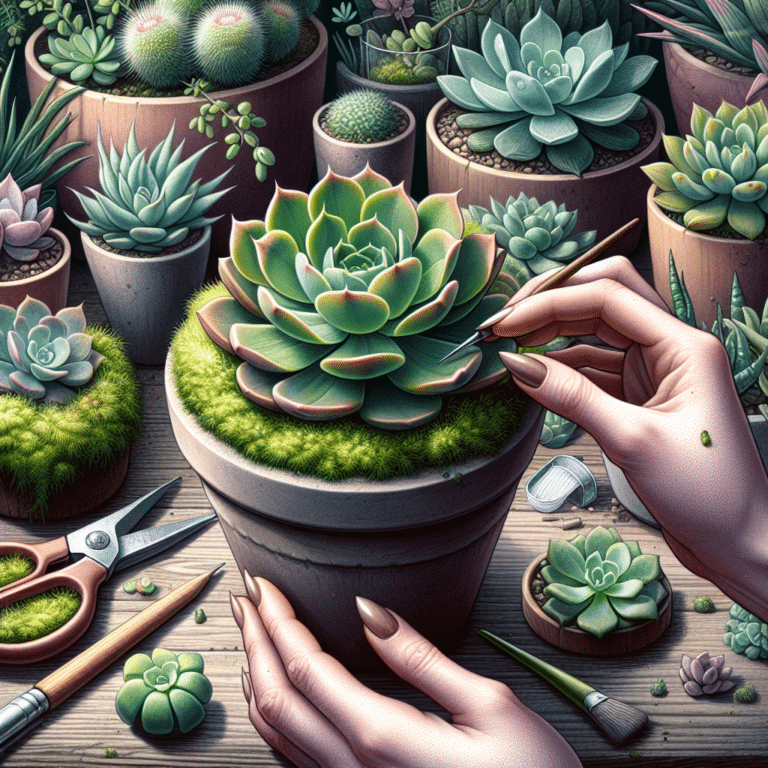 Mastering the Art of Succulent Grooming