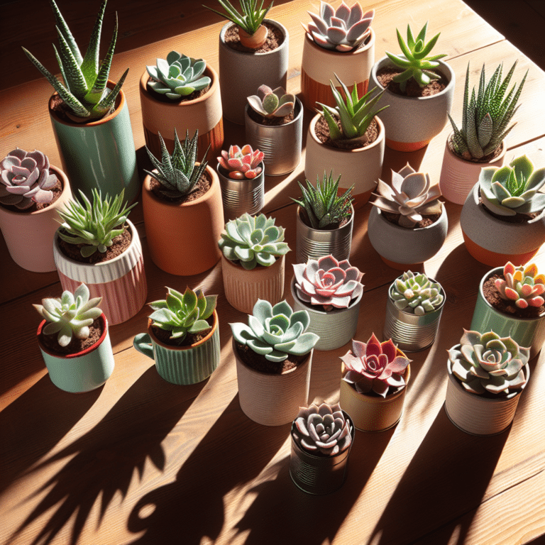 Budget-Friendly DIY Succulent Planters