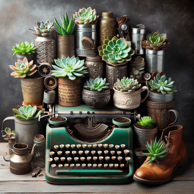 Creative Succulent Planter Ideas Made from Recycled Materials