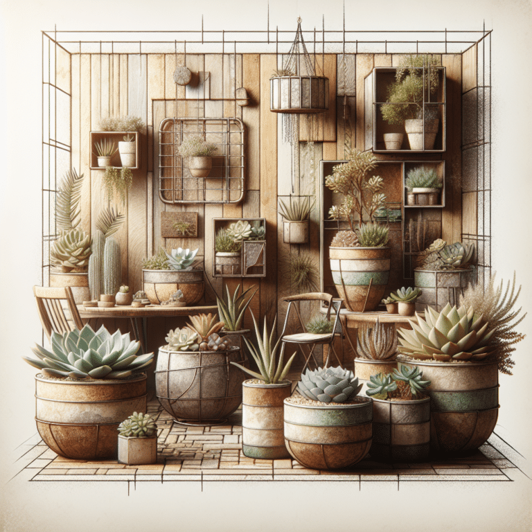 Rustic Indoor Succulent Planter Ideas for a Homey Feel