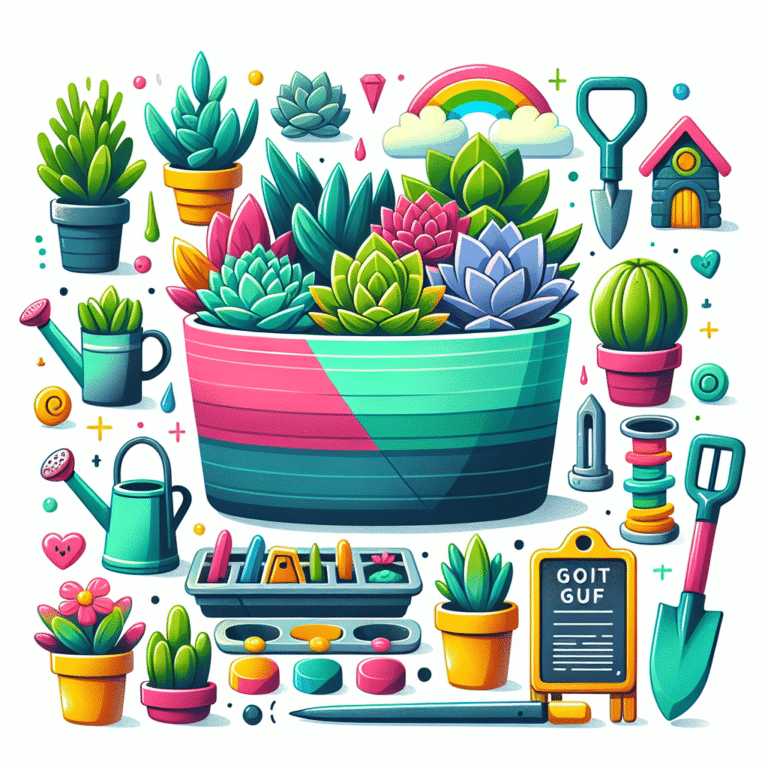 Indoor Succulent Garden for Kids