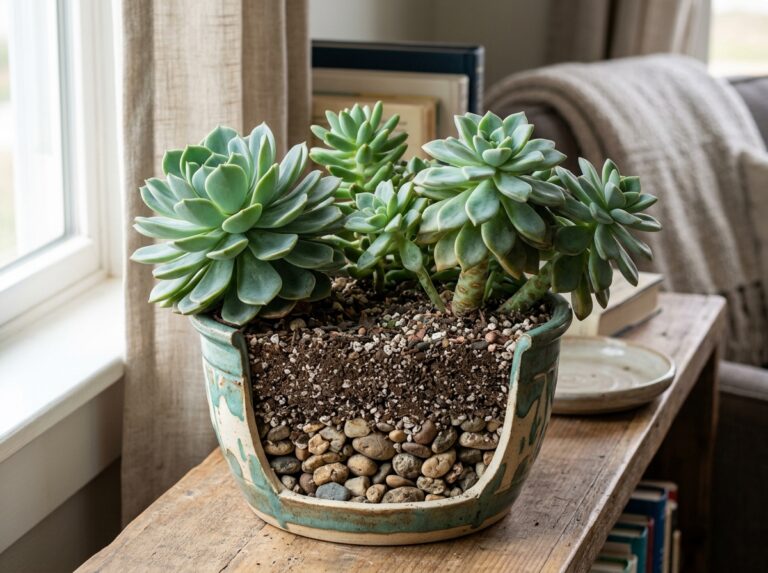heavy base drainage succulents
