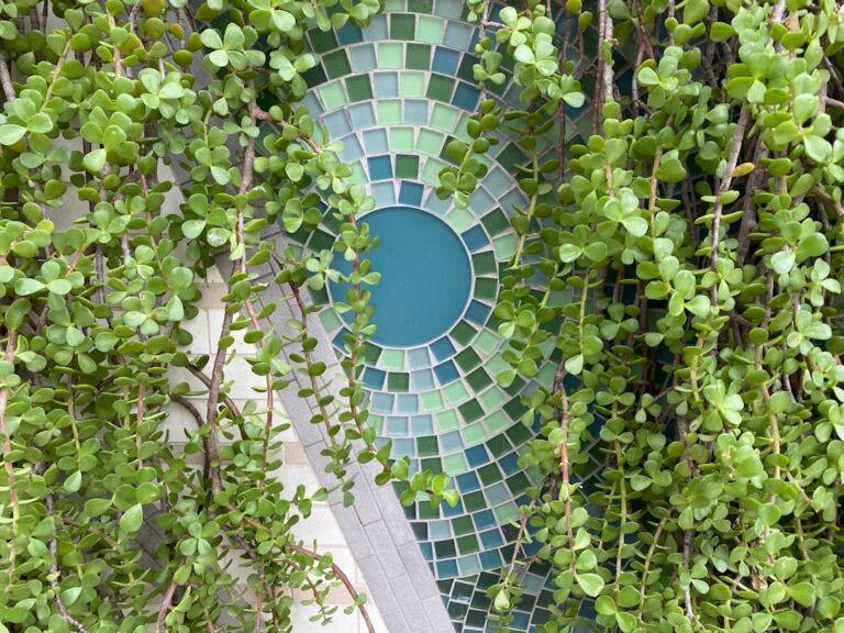 mosaic tile succulent planters