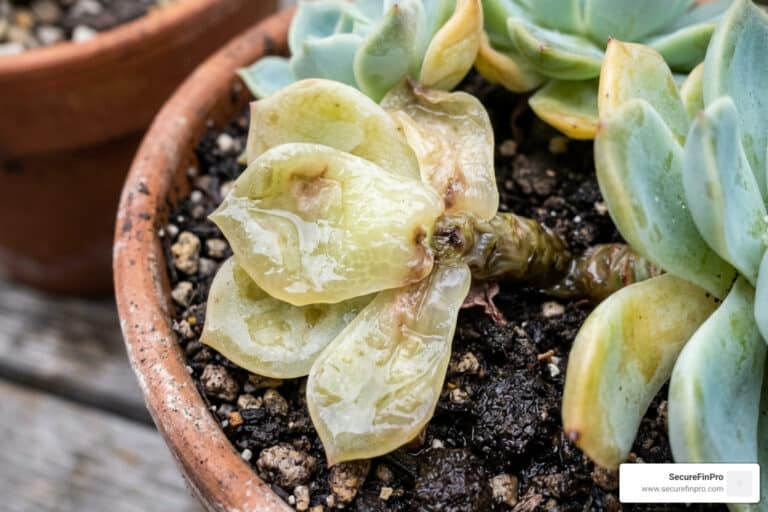 signs of overwatered succulents
