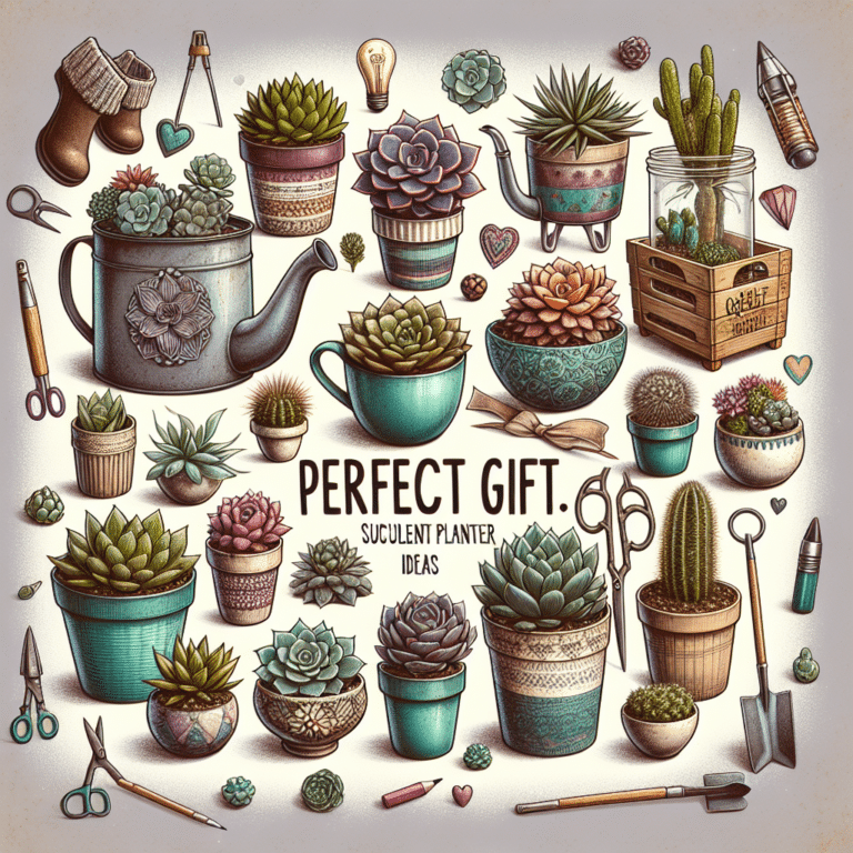 The Perfect Gift: Succulent Planter Ideas