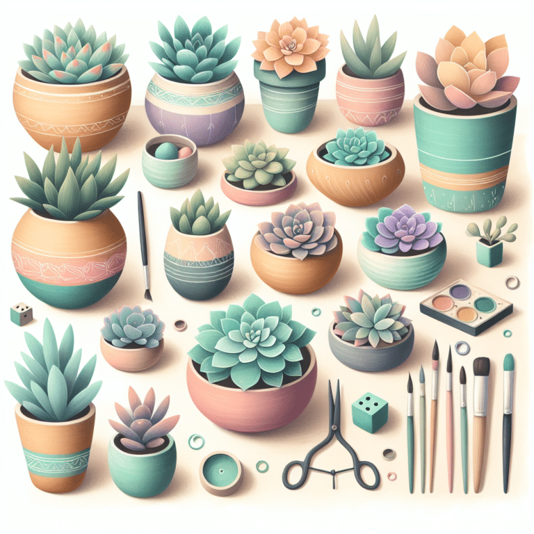 Artsy Inspirations: Painted Pot Ideas for Succulents
