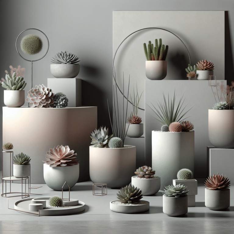 Sleek and Modern Succulent Planter Designs