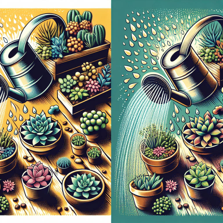 Watering Succulent Seedlings