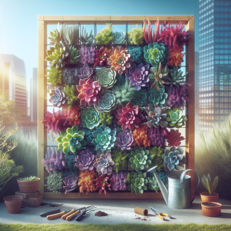 Vertical Succulent Planters DIY