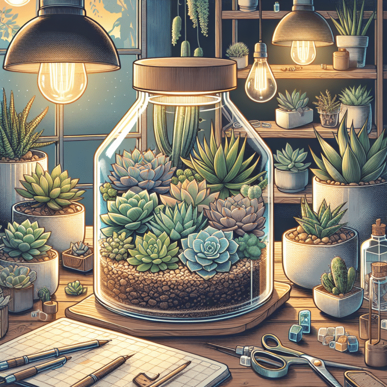 Creating your Indoor Oasis: DIY Terrarium for Succulents