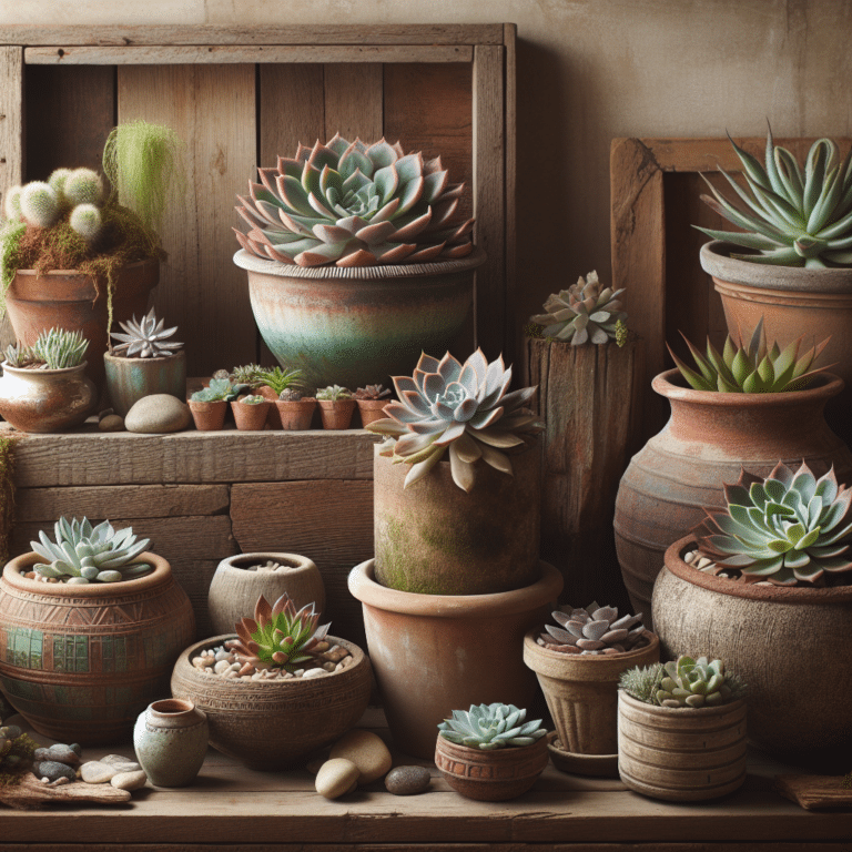 Country Charm: Rustic Indoor Succulent Planter Ideas