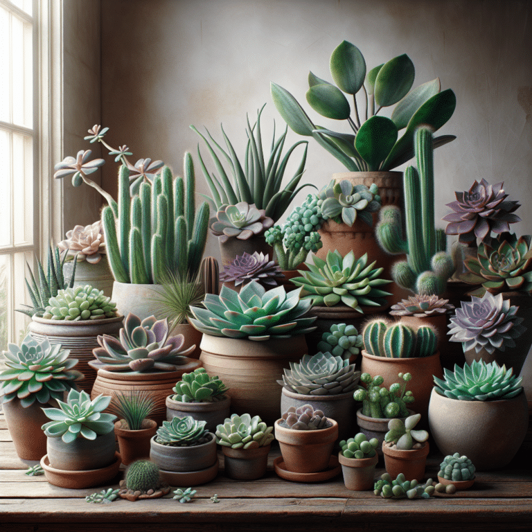 Indoor Succulent Garden Arrangement