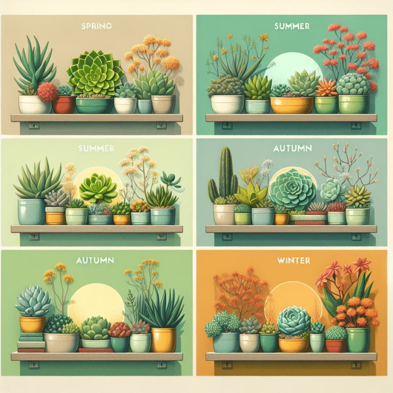Seasonal Indoor Succulent Garden Care