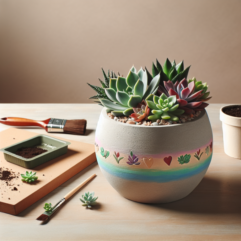 On a Budget: DIY Succulent Planters