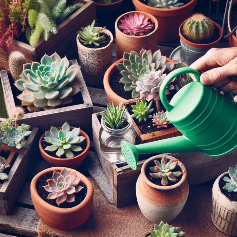 Watering Basics for DIY Succulent Planters