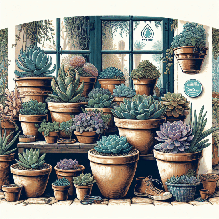 Preventing Overwatering Succulents Indoors