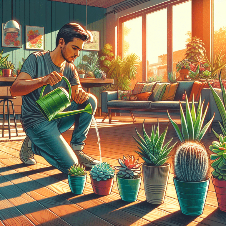 Watering Indoor Succulents: Avoiding Rots and Wrinkles.