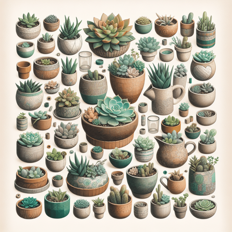Homemade Succulent Pots Ideas