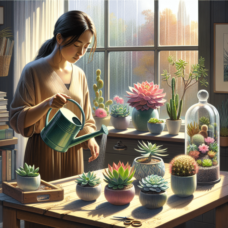 The Art of Watering Indoor Succulents