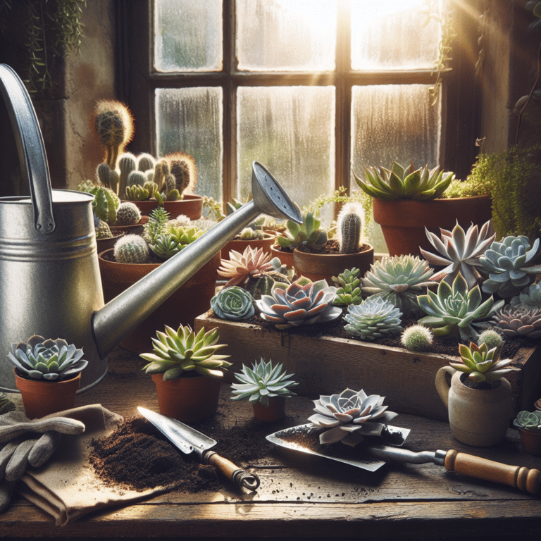 Indoor Succulent Garden Arrangement