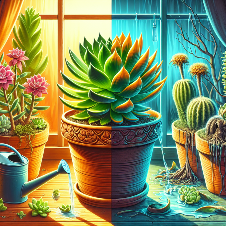Underwatering or Overwatering? Spotting the Difference in Indoor Succulents
